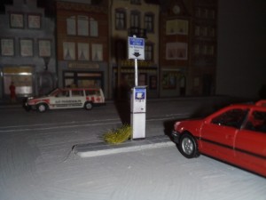 Ein Parkscheinautomat